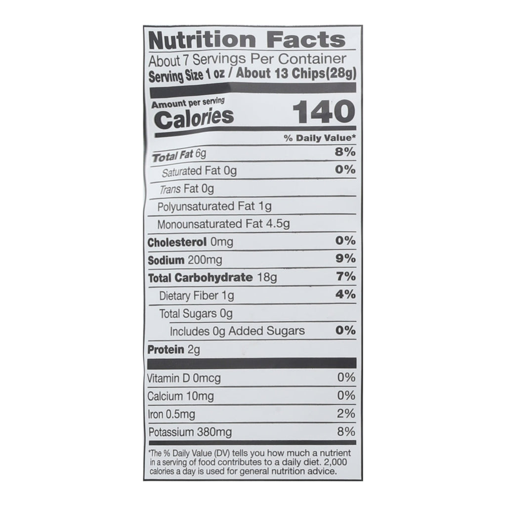 Kettle Brand - Potato Chips Ssalt Vngr - CS of 12-6.5 OZ