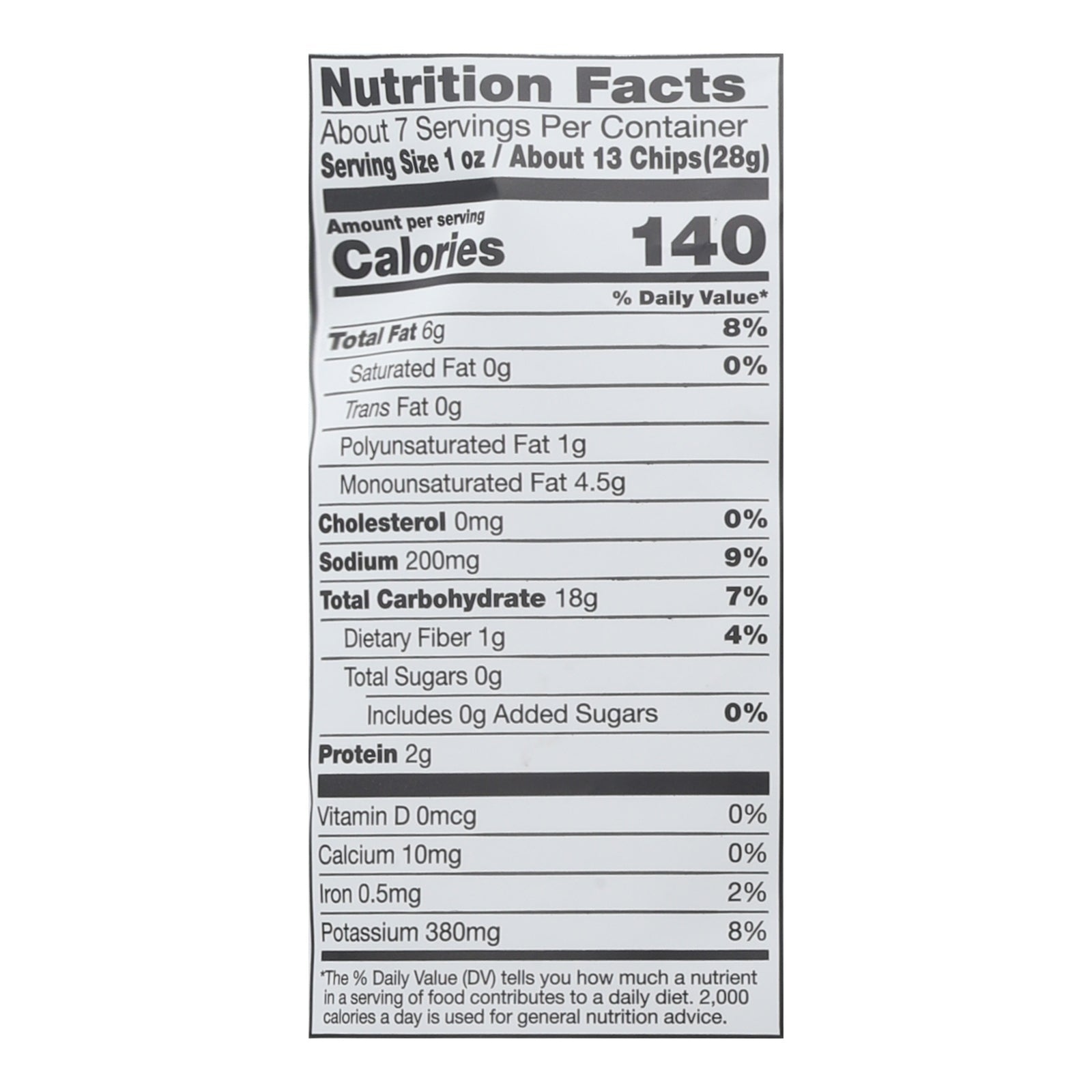 Kettle Brand - Potato Chips Ssalt Vngr - CS of 12-6.5 OZ