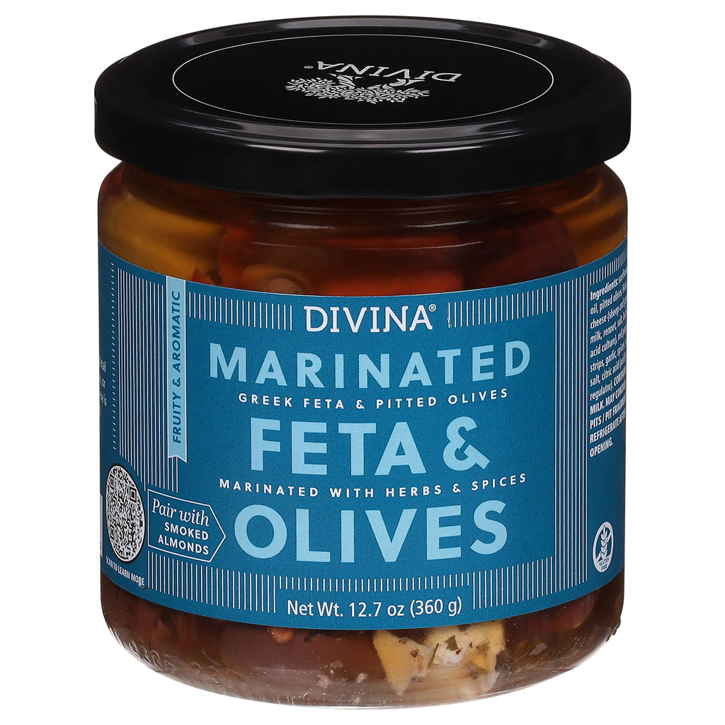 Divina - Olives Feta Marinated - CS of 6-12.7 OZ
