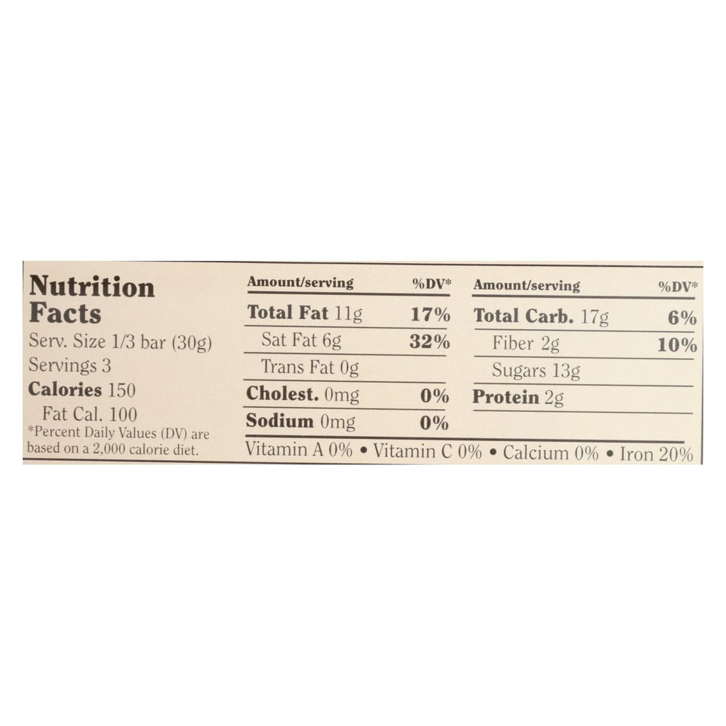 Chocolove Xoxox Dark Chocolate Bars - 3.2 oz, Case of 12