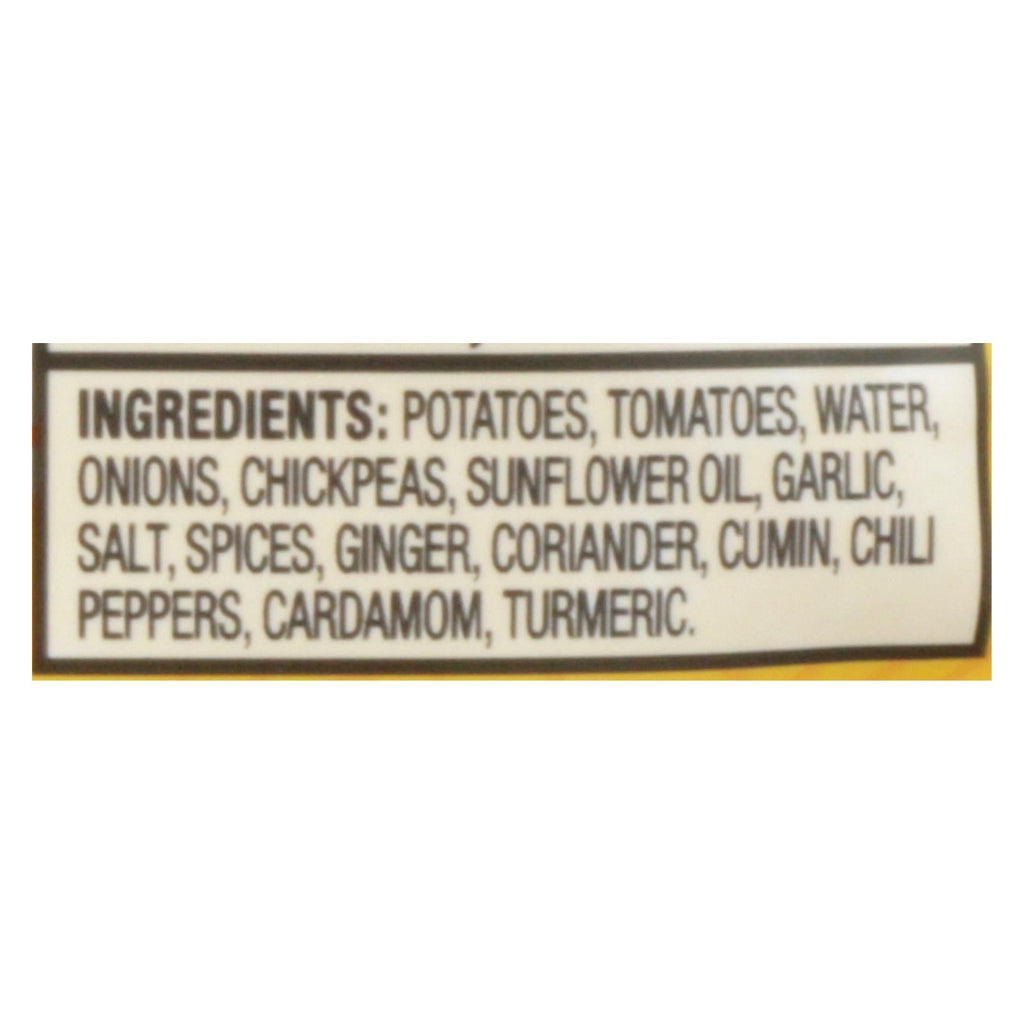 Tasty Bite Indian Bombay Potatoes - 10 Oz, Case of 6