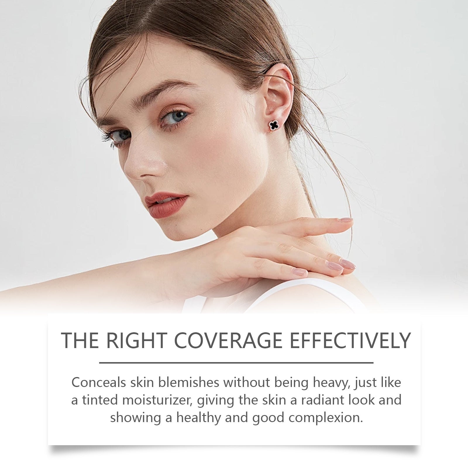 Moisturizing Liquid Foundation, Long-Lasting Moisturizing Refreshing Moisturizing Light Moisture Liquid Foundation