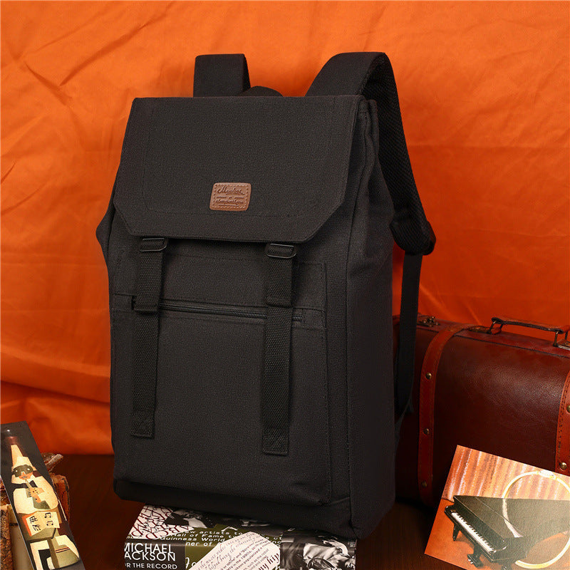 Travel Backpack Washed Canvas Casual Large-capacity Backpack