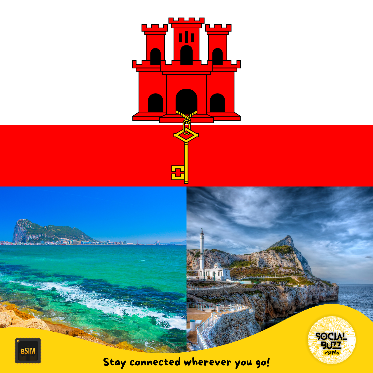 Gibraltar eSIM Internet Data Plan