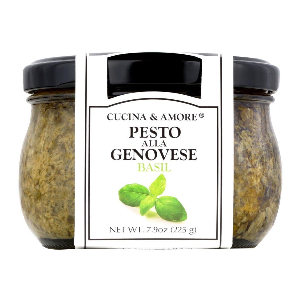 Cucina & Amore Genovese Basil Pesto, 6-pack, 7.9 Fl oz