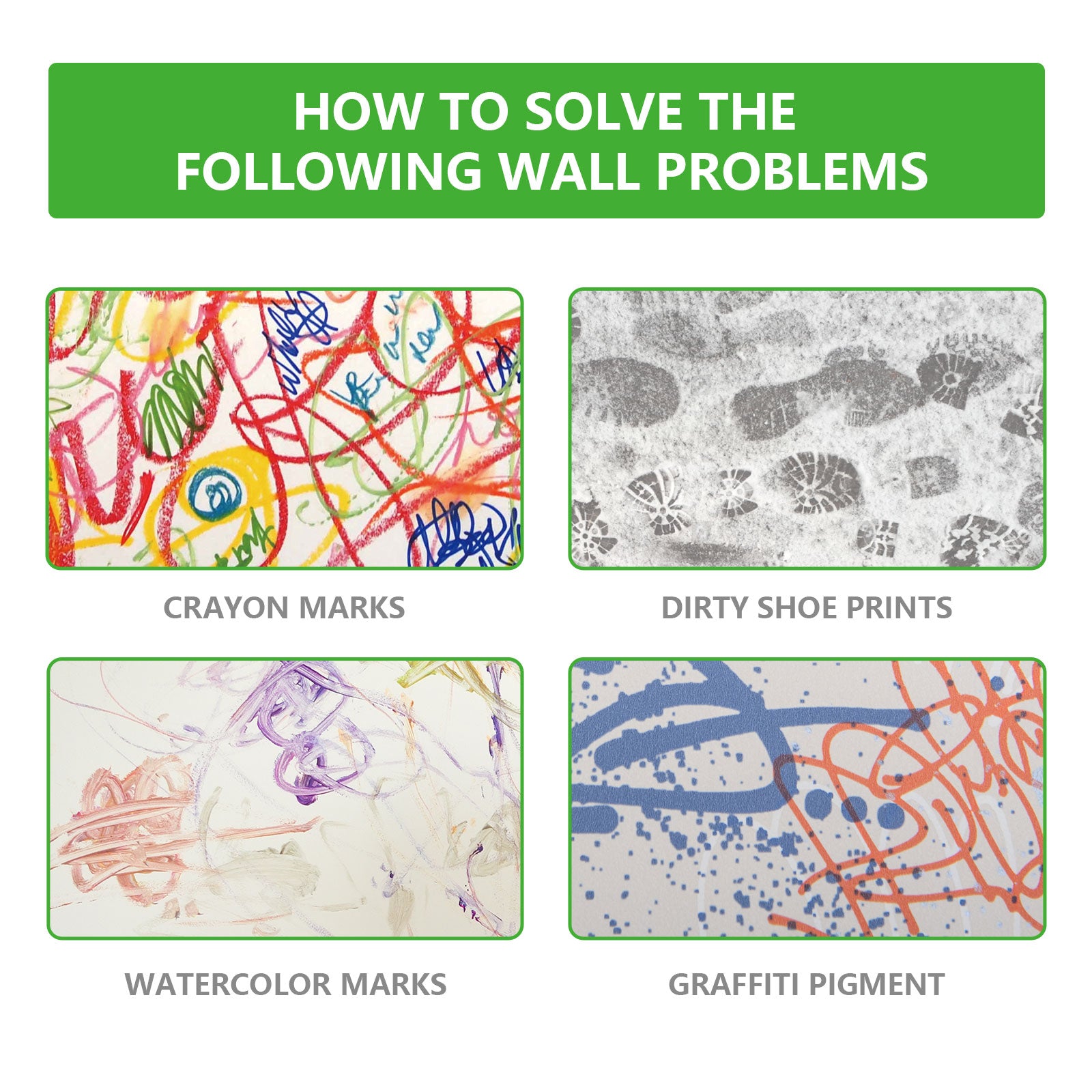 JAYSUING Wall Removal Graffiti Repair Paint, Wall Graffiti Stain Cover Repair Home Self-Painted Wall Paint