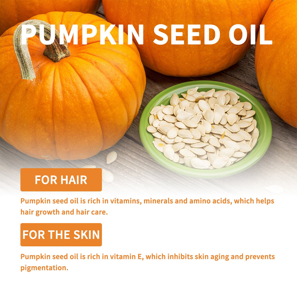 Pumpkin Seed Oil Moisturizes And Repair Hair Root, Firming Hair, Smoothing And Strengthening Hair Care Essential Oil