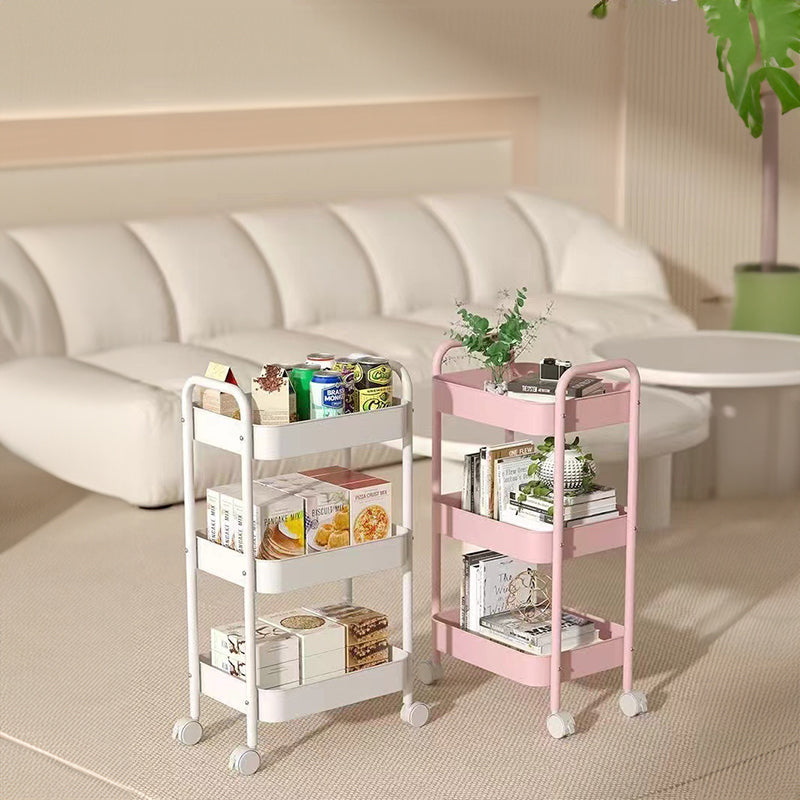 3 - tier rolling metal utility cart with wheels. Multifunctional, for kitchen, etc. Model: FRUTA - 001 1690 2090