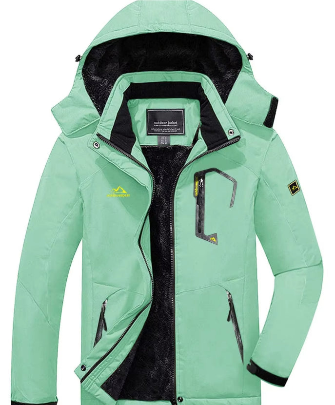 New Autumn And Winter Thickening Thermal And Windproof Waterproof Hooded Men's Jacket