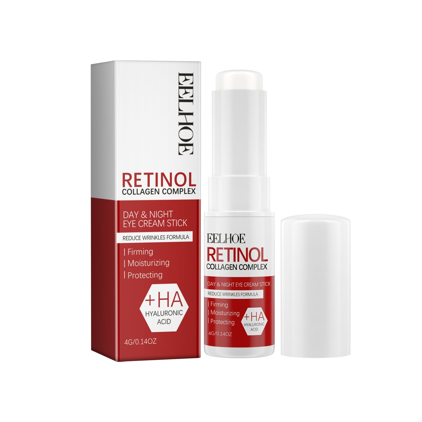 Retinol Eye Cream Stick Reduces Fine Lines, Bags And Dark Circles, Hydrates And Tightenes The Skin Around The Eyes
