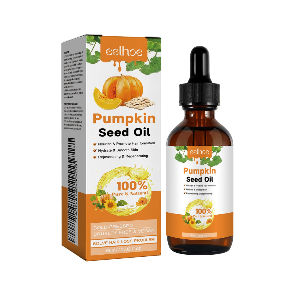 Pumpkin Seed Oil Moisturizes And Repair Hair Root, Firming Hair, Smoothing And Strengthening Hair Care Essential Oil