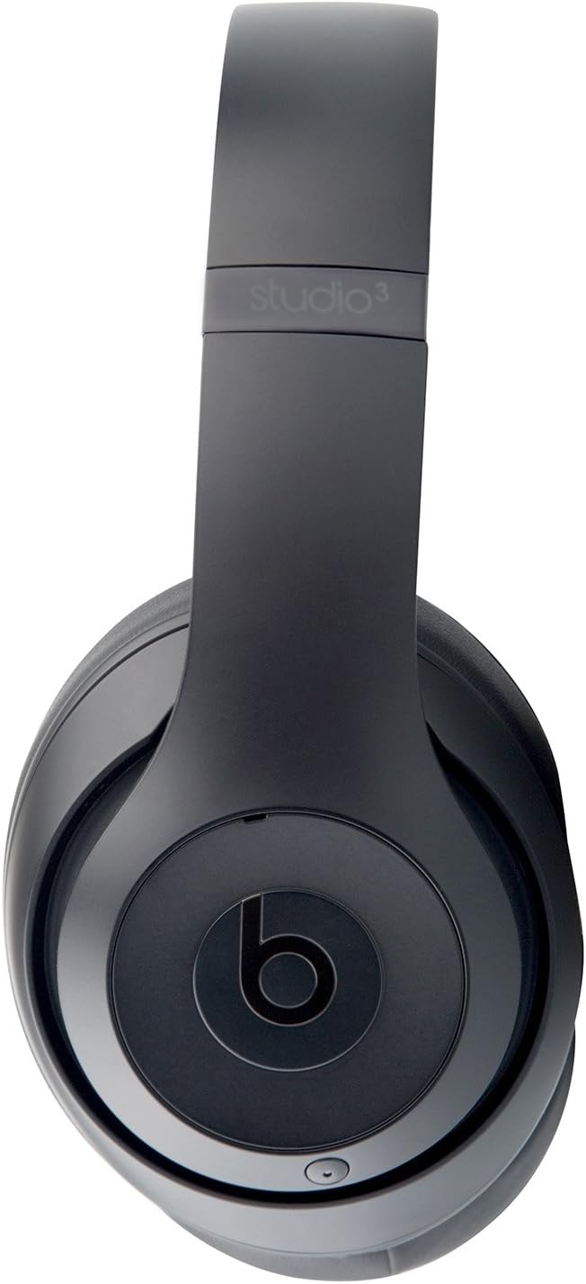 Beats Studio3 Wireless Headphones - Matte Black (Renewed)