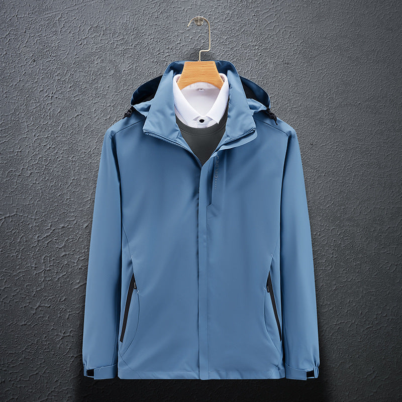 Single Men's Assault Jacket Outdoor Sports Waterproof Mountaineering Suit Trench Coat