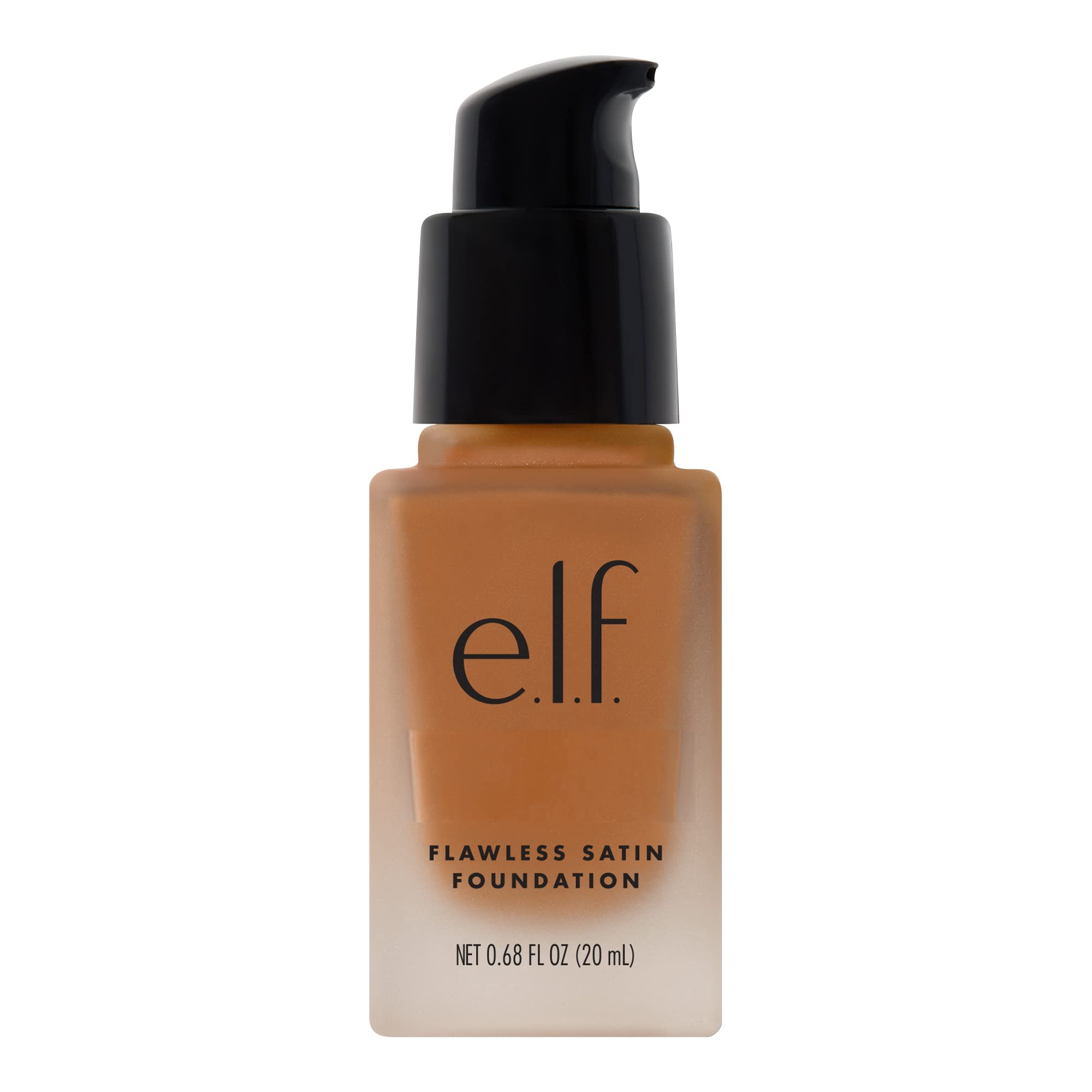 e.l.f. Flawless Satin Foundation, Lightweight & Medium Coverage, Semi-Matte Finish, Vegan & Cruelty-Free, Pearl, 0.68 Fl Oz (20mL)