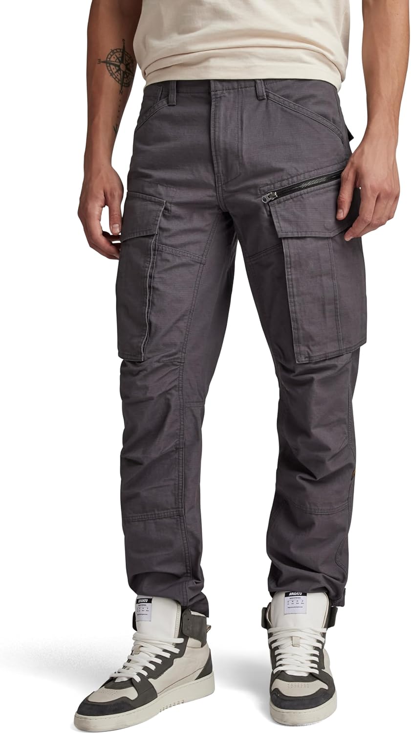 G-STAR RAW Men's Rovic Zip 3D Straight Tapered Fit Cargo Pants