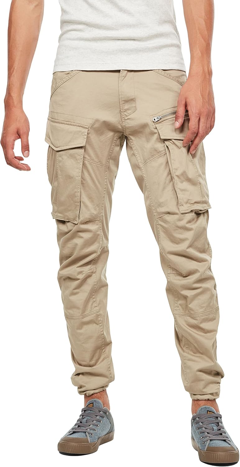 G-STAR RAW Men's Rovic Zip 3D Straight Tapered Fit Cargo Pants