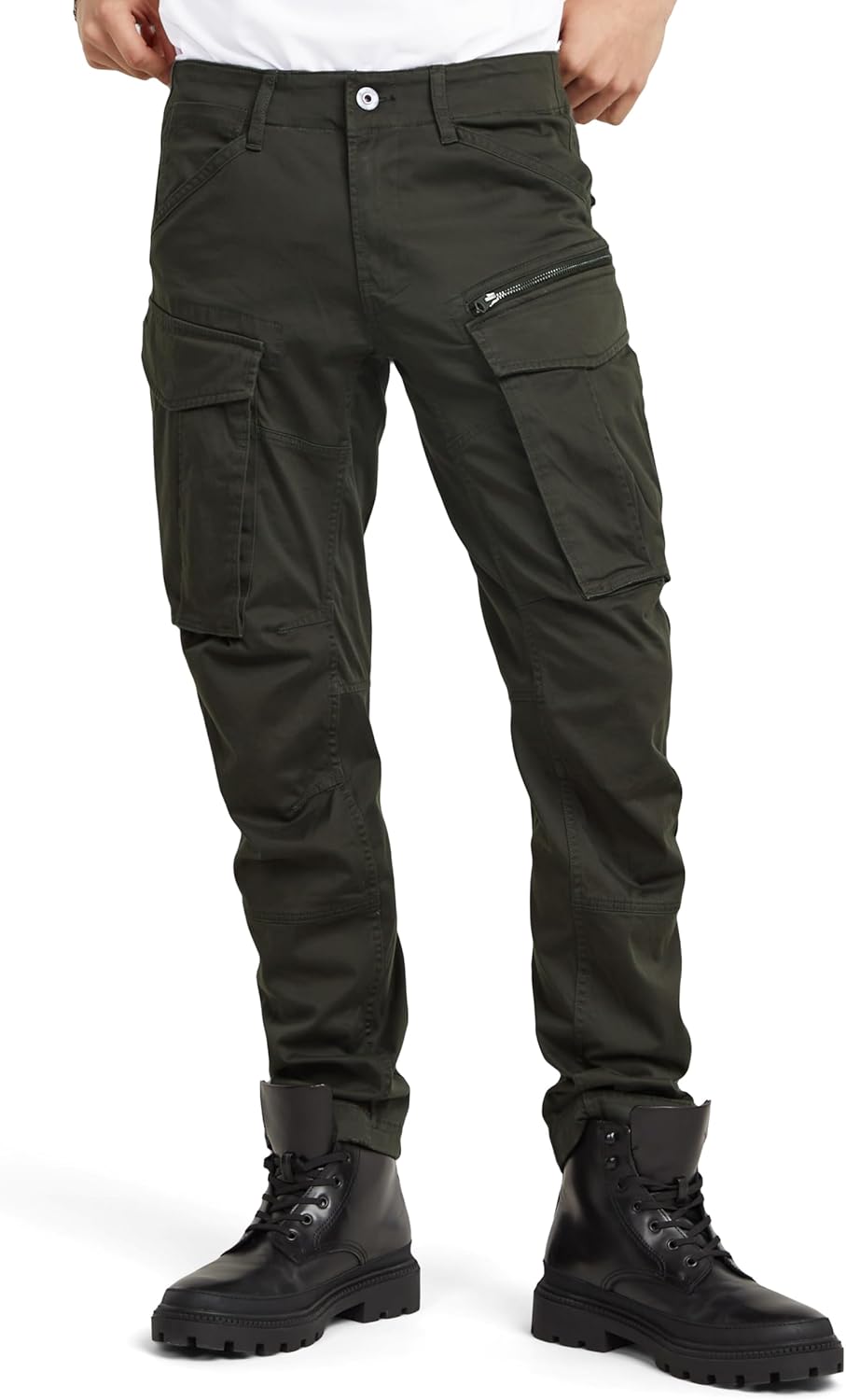 G-STAR RAW Men's Rovic Zip 3D Straight Tapered Fit Cargo Pants