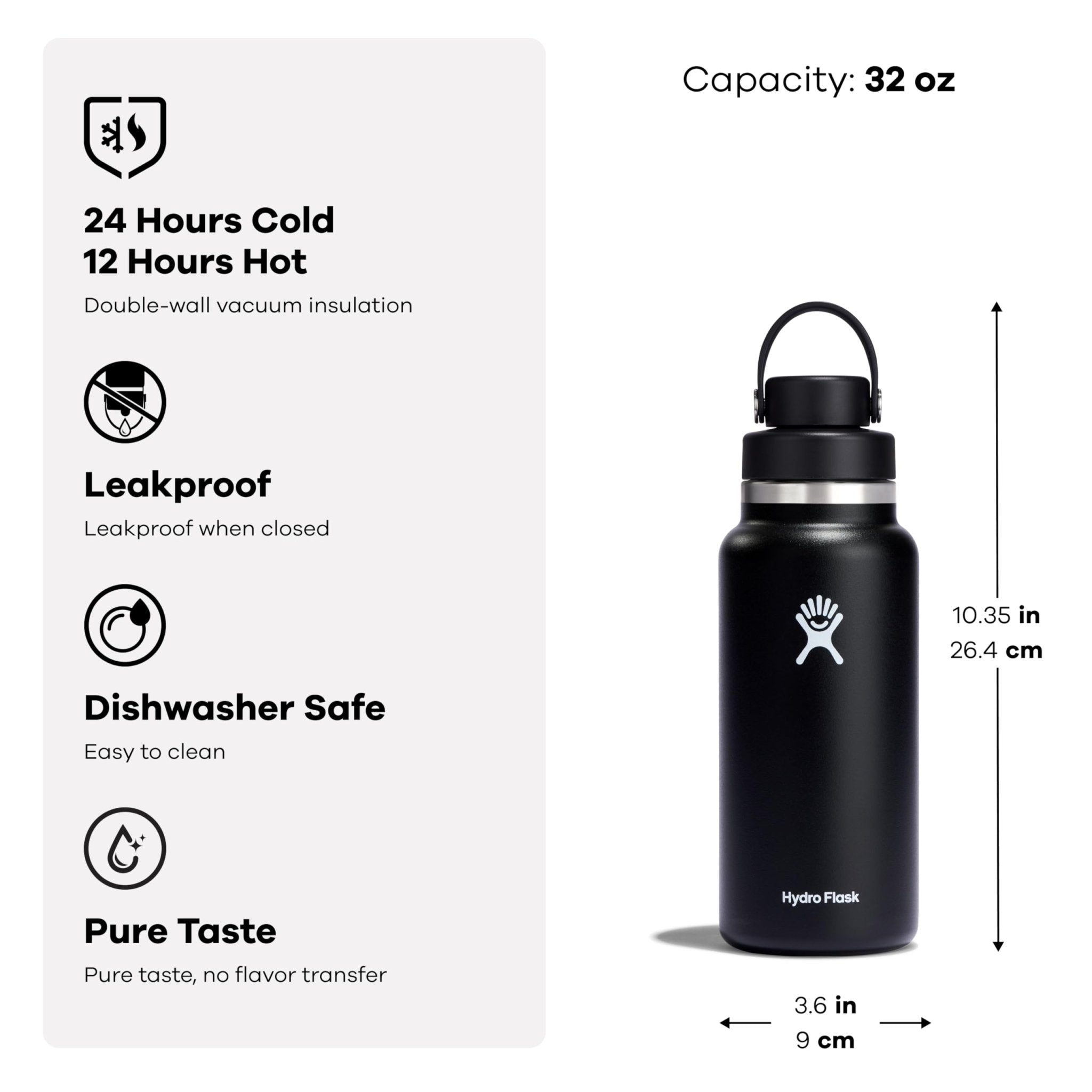 Hydro Flask 40 Oz Wide Flex Chug Cap Tonal Trillium